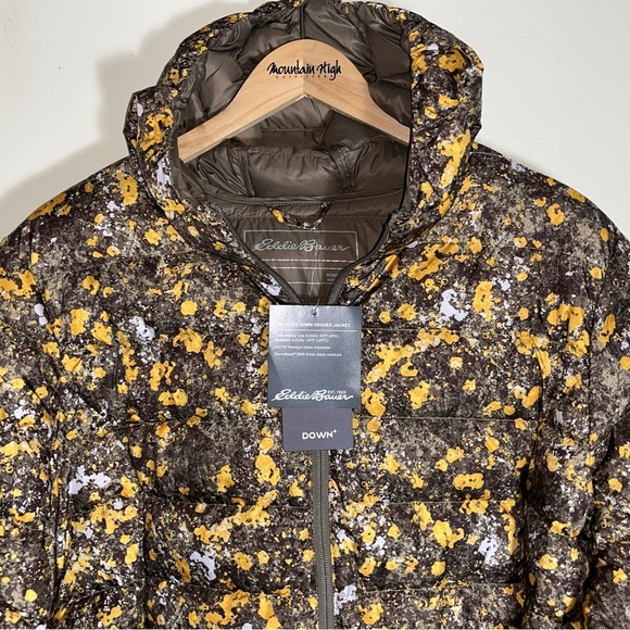 Women’s Eddie Bauer CirrusLite Down Hooded Jacket Size 2XL Butterscotch New - Picture 6 of 7